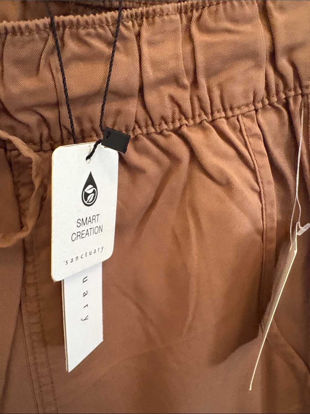 Sanctuary Women’s Drawstring Jogger Pants - Brown - Picture 3 of 8